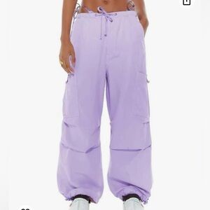 Purple Parachute Pants